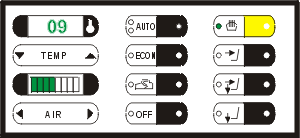 Luftauslass Windschutzscheibe